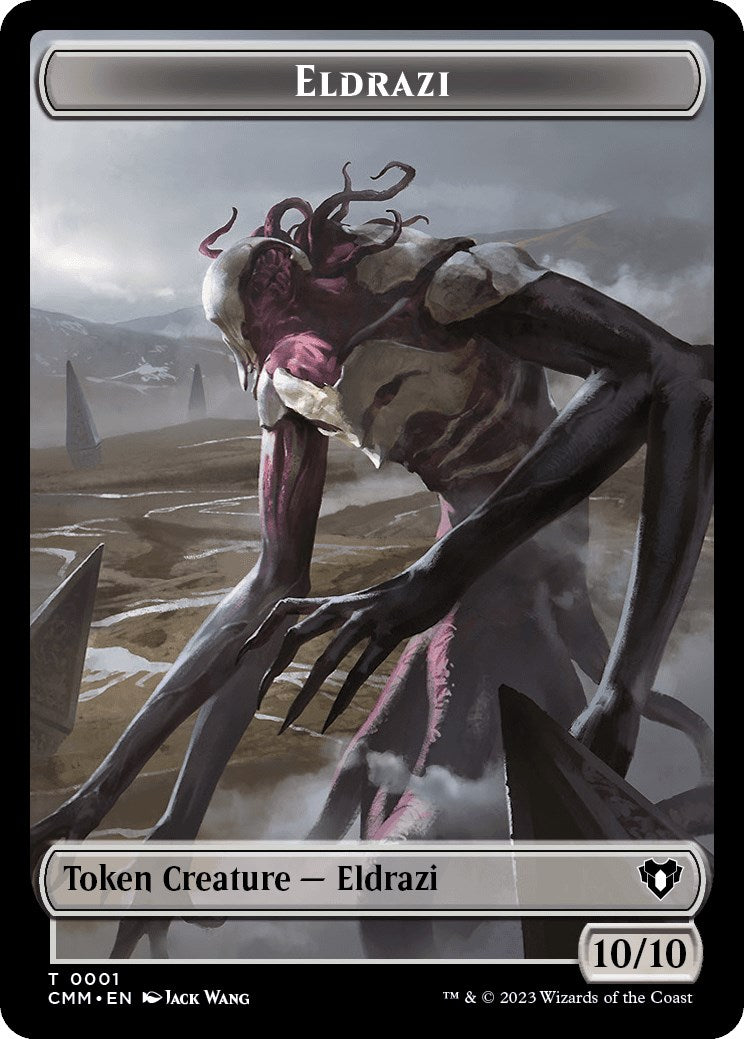 Eldrazi // Cat (0030) Double-Sided Token [Commander Masters Tokens] | Rook's Games and More