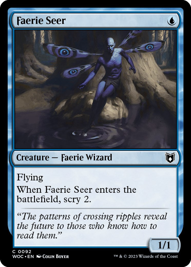 Faerie Seer [Wilds of Eldraine Commander] | Rook's Games and More