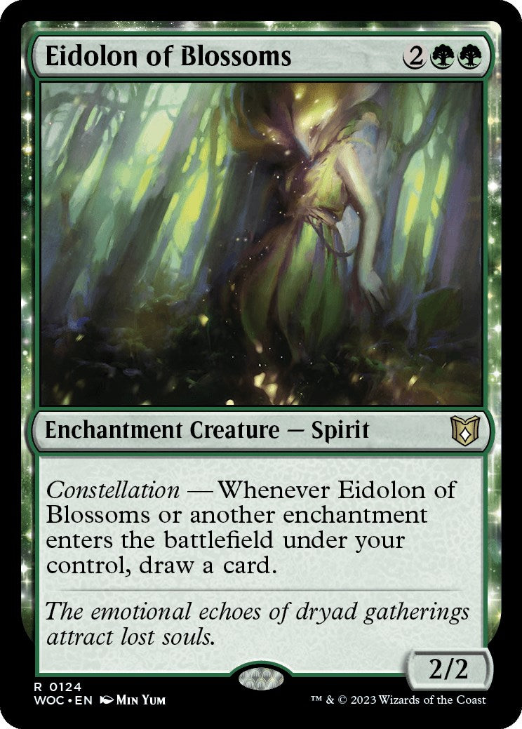 Eidolon of Blossoms [Wilds of Eldraine Commander] | Rook's Games and More