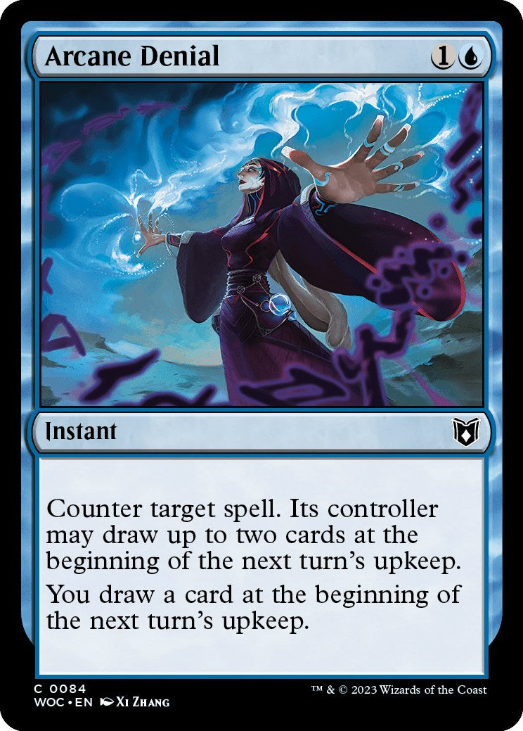 Arcane Denial [Wilds of Eldraine Commander] | Rook's Games and More