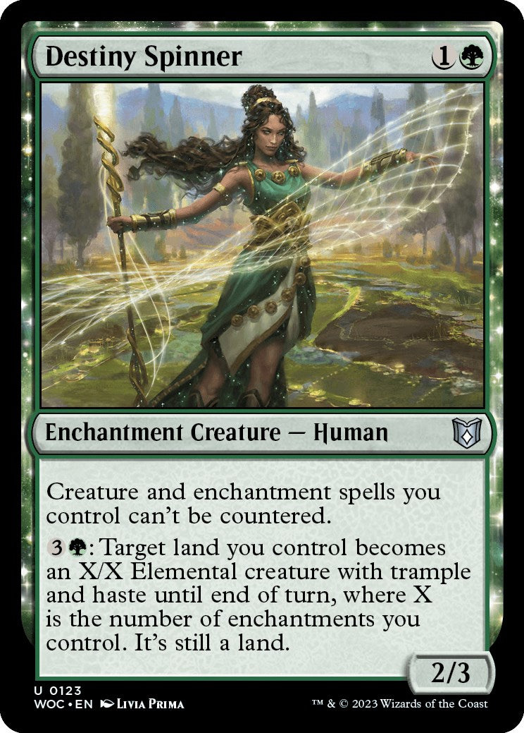 Destiny Spinner [Wilds of Eldraine Commander] | Rook's Games and More
