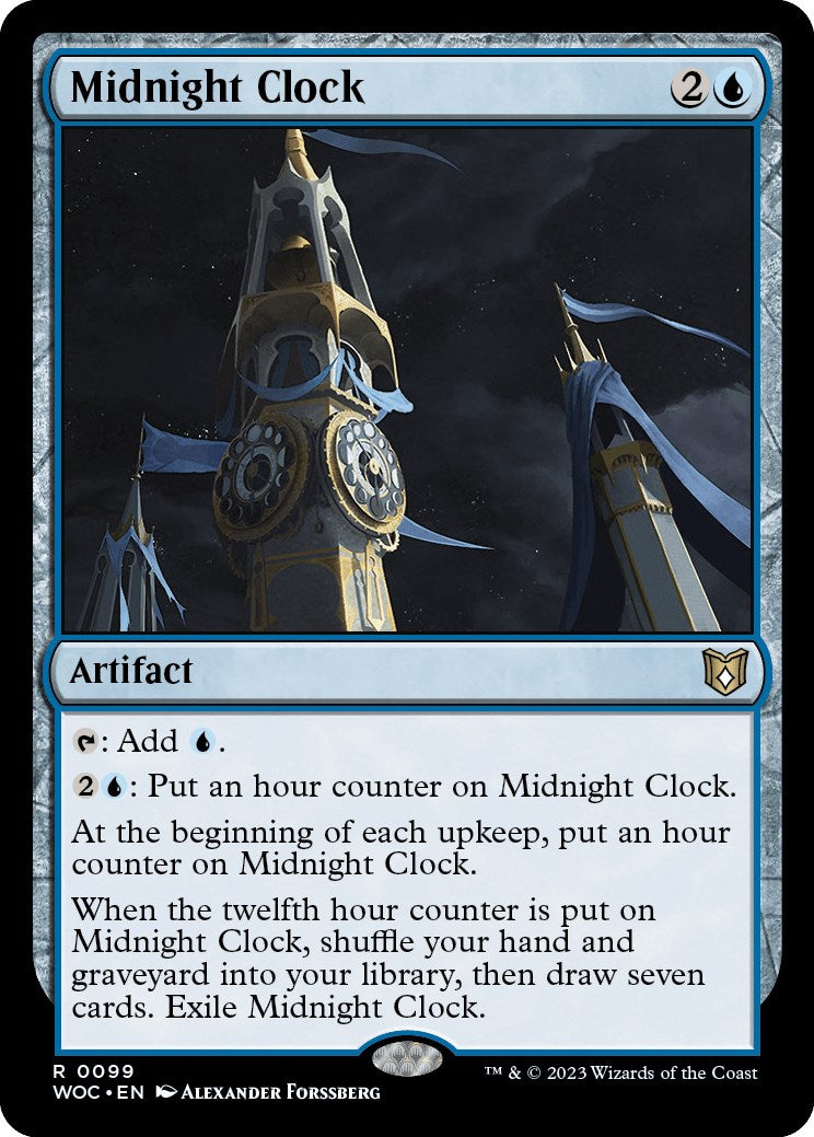 Midnight Clock [Wilds of Eldraine Commander] | Rook's Games and More