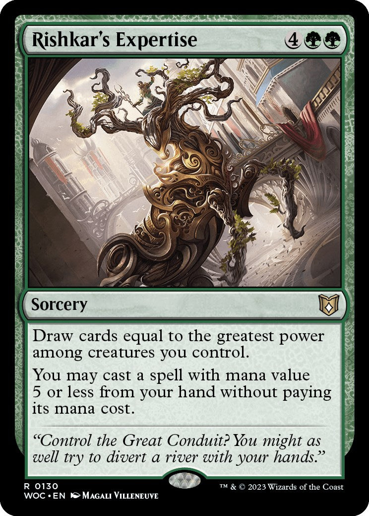 Rishkar's Expertise [Wilds of Eldraine Commander] | Rook's Games and More