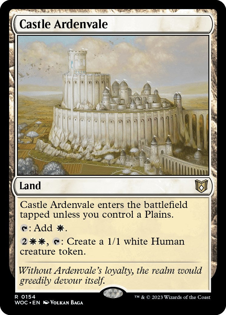 Castle Ardenvale [Wilds of Eldraine Commander] | Rook's Games and More