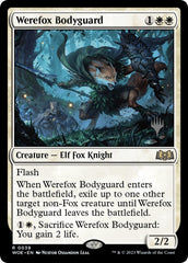 Werefox Bodyguard (Promo Pack) [Wilds of Eldraine Promos]