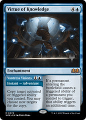 Virtue of Knowledge // Vantress Visions (Promo Pack) [Wilds of Eldraine Promos] | Rook's Games and More