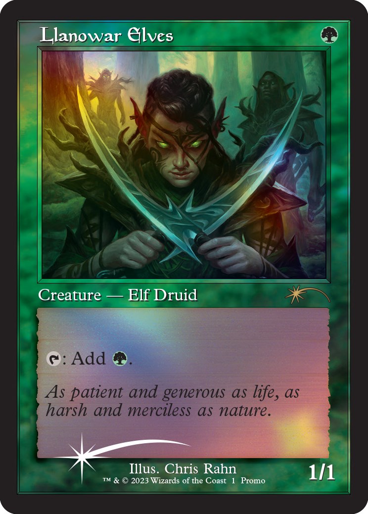 Llanowar Elves (Retro) [Media Promos] | Rook's Games and More