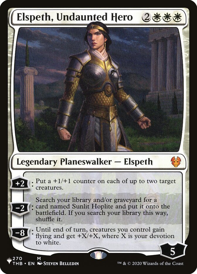 Elspeth, Undaunted Hero [The List] | Rook's Games and More