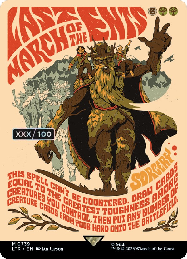 Last March of the Ents (Borderless Poster) (Serialized) [The Lord of the Rings: Tales of Middle-Earth] | Rook's Games and More