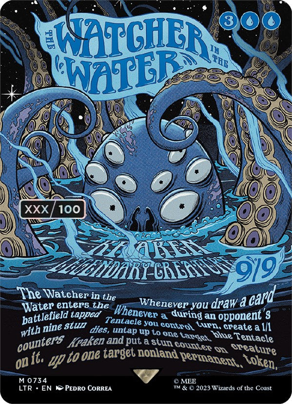 The Watcher in the Water (Borderless Poster) (Serialized) [The Lord of the Rings: Tales of Middle-Earth] | Rook's Games and More