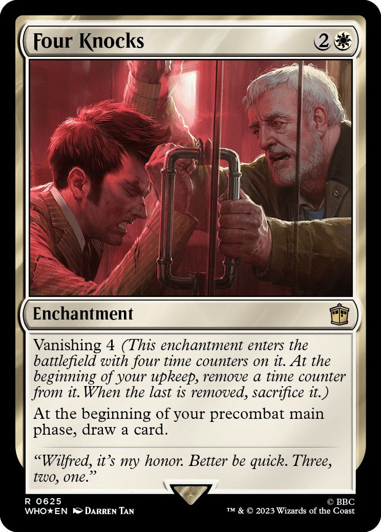 Four Knocks (Surge Foil) [Doctor Who] | Rook's Games and More
