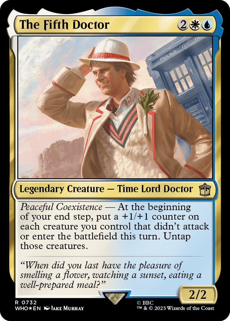 The Fifth Doctor (Surge Foil) [Doctor Who] | Rook's Games and More