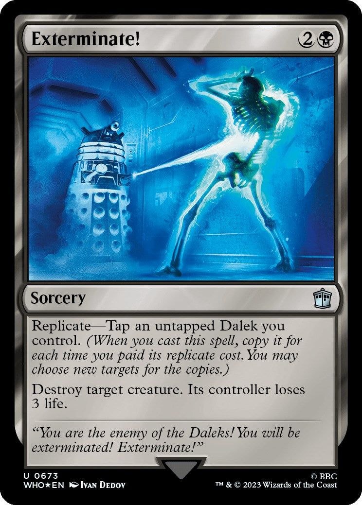 Exterminate! (Surge Foil) [Doctor Who] | Rook's Games and More