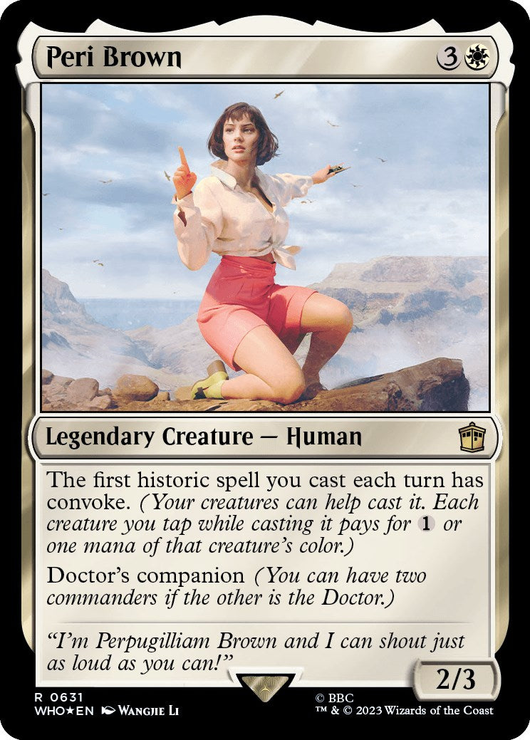 Peri Brown (Surge Foil) [Doctor Who] | Rook's Games and More