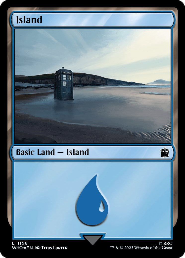 Island (1158) (Surge Foil) [Doctor Who] | Rook's Games and More