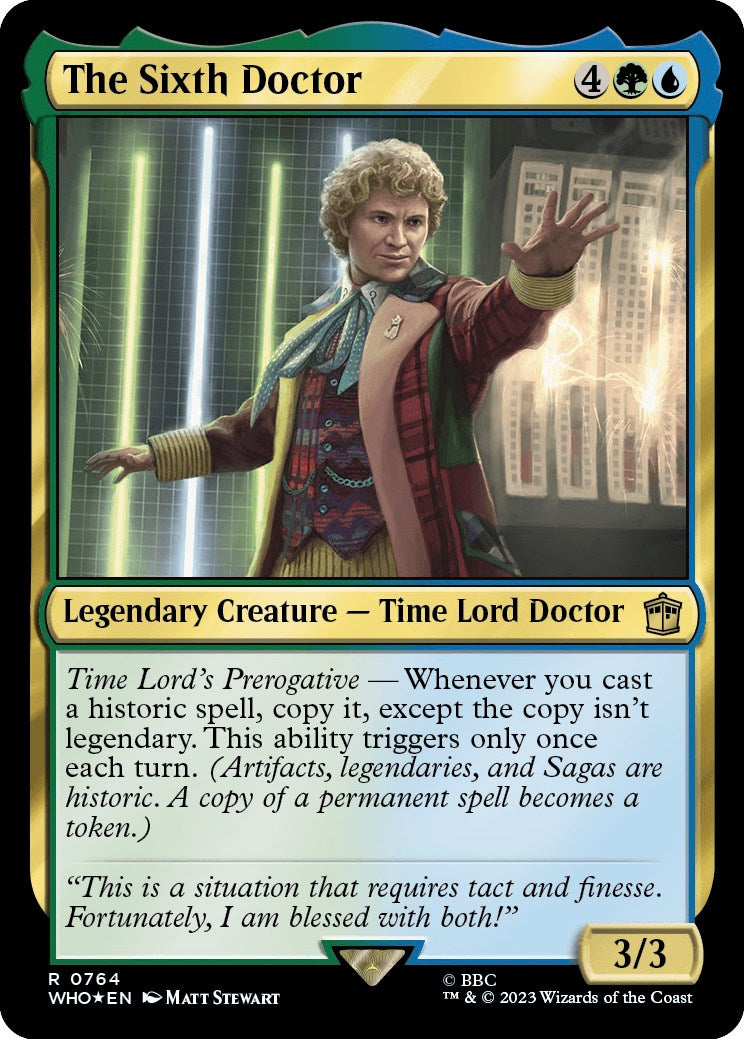 The Sixth Doctor (Surge Foil) [Doctor Who] | Rook's Games and More