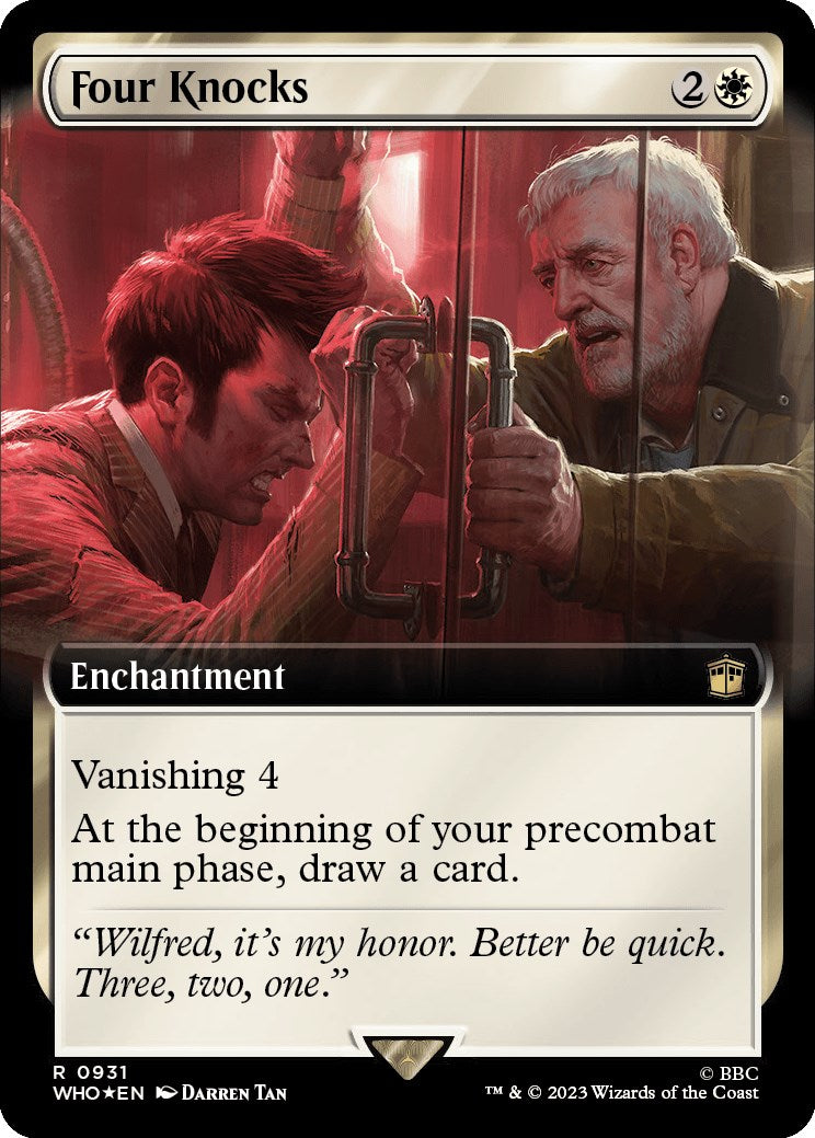 Four Knocks (Extended Art) (Surge Foil) [Doctor Who] | Rook's Games and More
