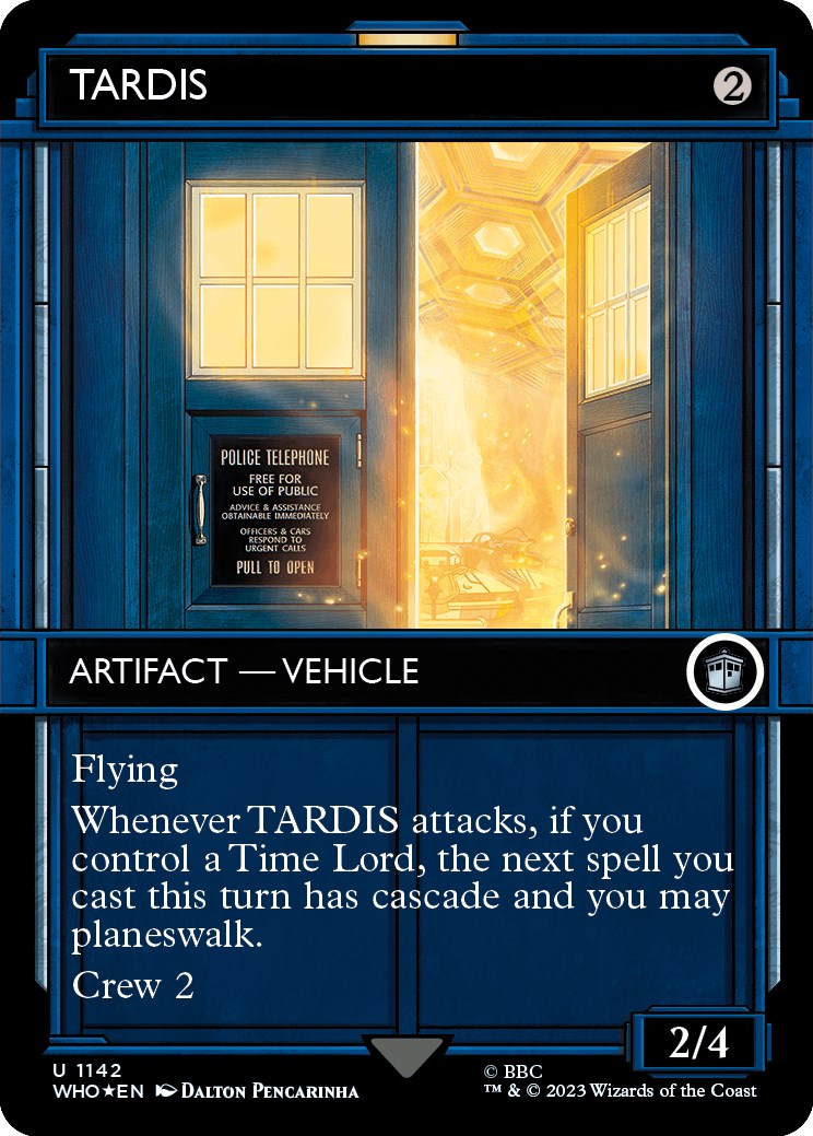 TARDIS (Showcase) (Surge Foil) [Doctor Who] | Rook's Games and More
