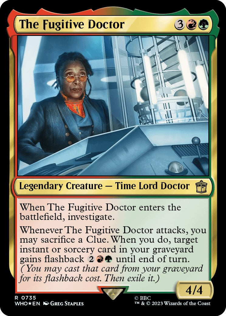 The Fugitive Doctor (Surge Foil) [Doctor Who] | Rook's Games and More