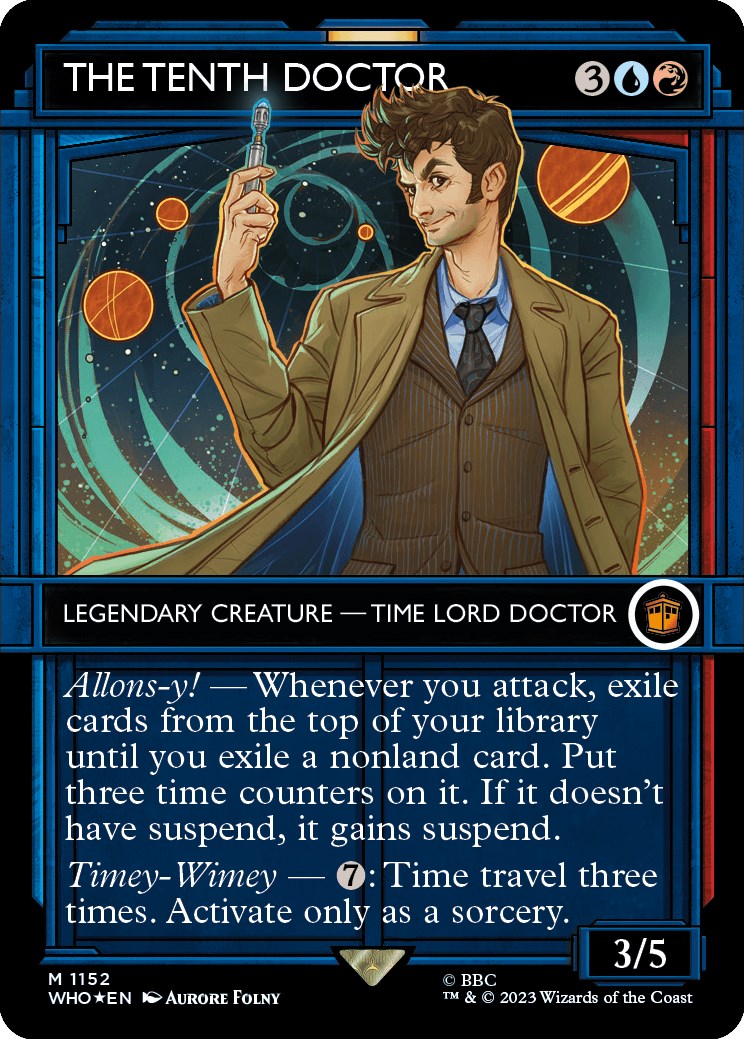 The Tenth Doctor (Showcase) (Surge Foil) [Doctor Who] | Rook's Games and More