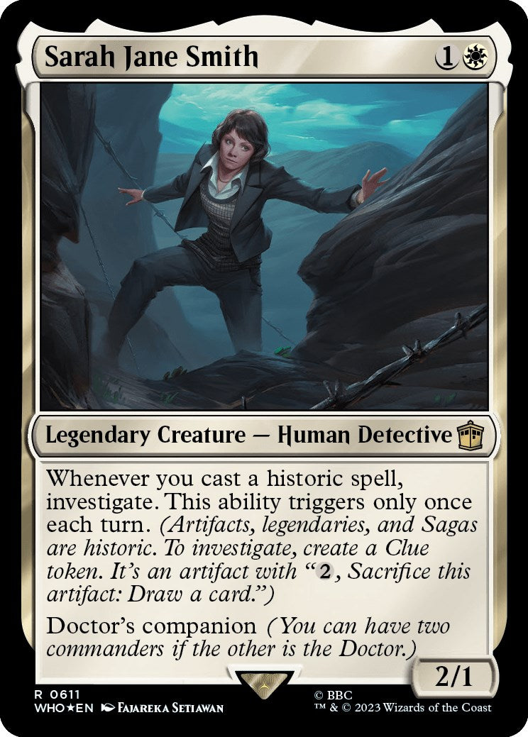 Sarah Jane Smith (Surge Foil) [Doctor Who] | Rook's Games and More