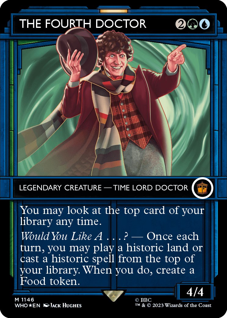 The Fourth Doctor (Showcase) (Surge Foil) [Doctor Who] | Rook's Games and More