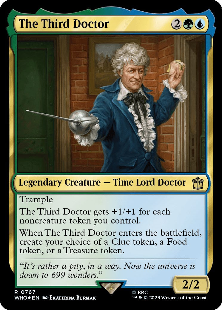 The Third Doctor (Surge Foil) [Doctor Who] | Rook's Games and More