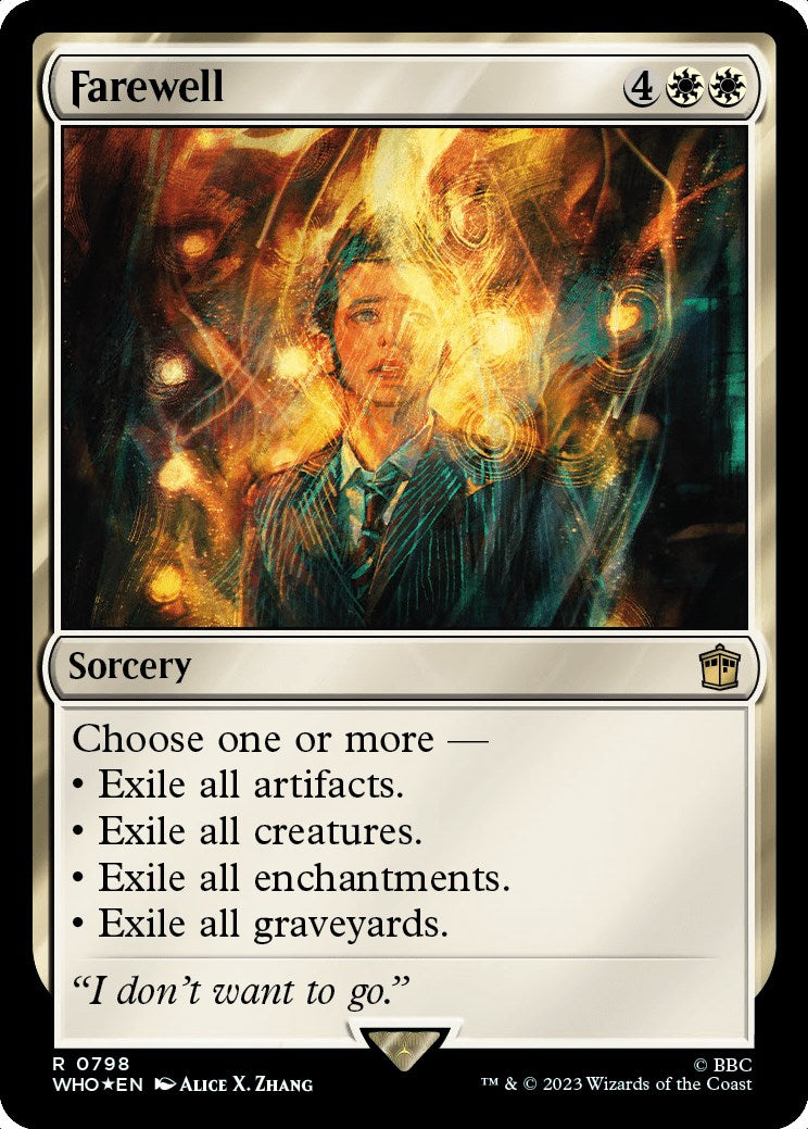Farewell (Surge Foil) [Doctor Who] | Rook's Games and More