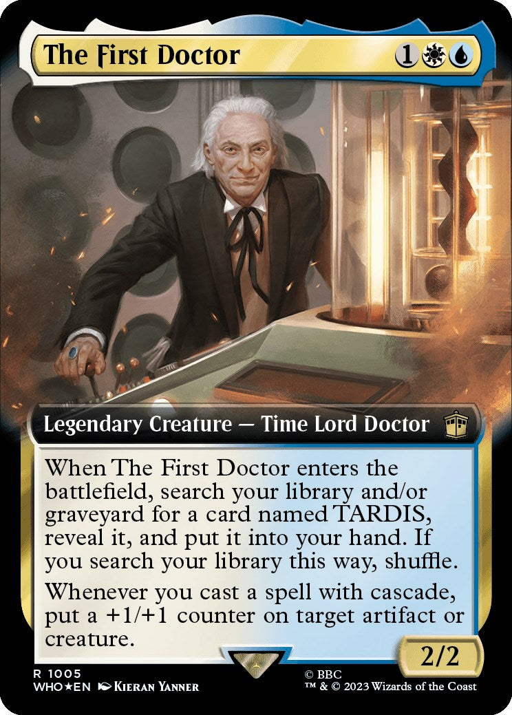 The First Doctor (Extended Art) (Surge Foil) [Doctor Who] | Rook's Games and More