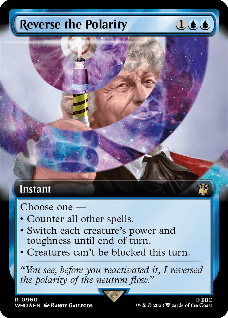 Reverse the Polarity (Extended Art) (Surge Foil) [Doctor Who] | Rook's Games and More