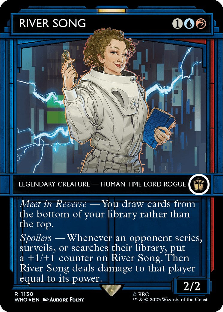 RIVER SONG (Showcase) (Surge Foil) [Doctor Who] | Rook's Games and More