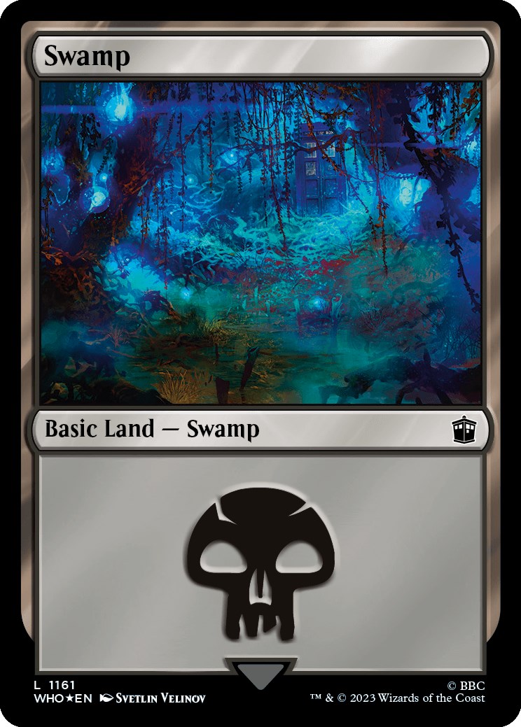 Swamp (1161) (Surge Foil) [Doctor Who] | Rook's Games and More