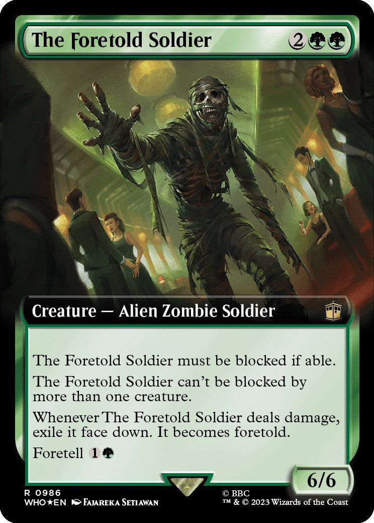 The Foretold Soldier (Extended Art) (Surge Foil) [Doctor Who] | Rook's Games and More