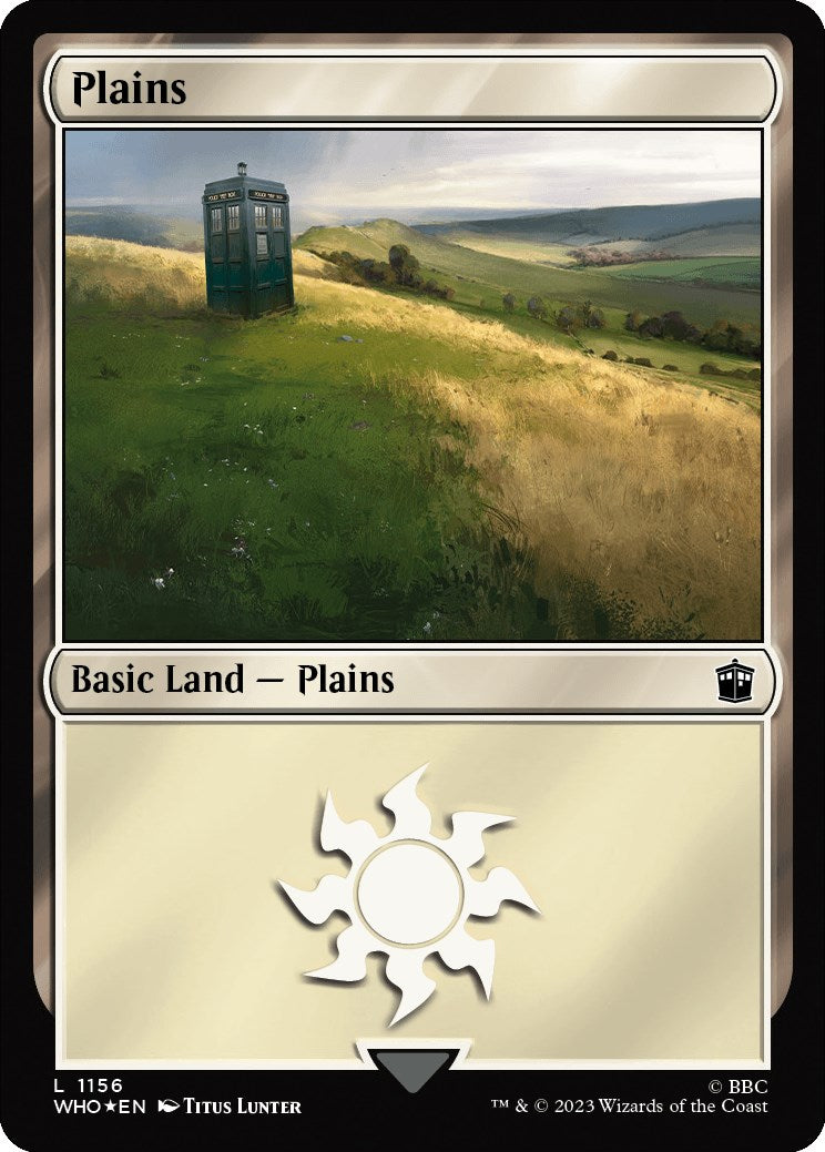 Plains (1156) (Surge Foil) [Doctor Who] | Rook's Games and More