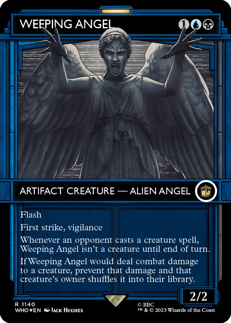 Weeping Angel (Showcase) (Surge Foil) [Doctor Who] | Rook's Games and More