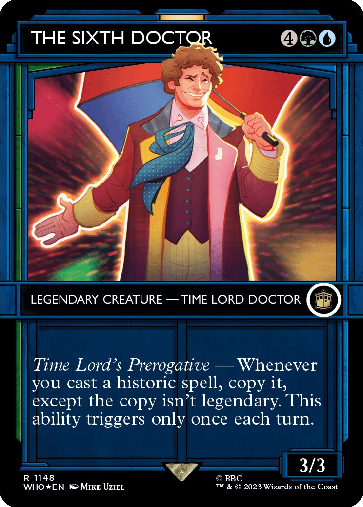 The Sixth Doctor (Showcase) (Surge Foil) [Doctor Who] | Rook's Games and More