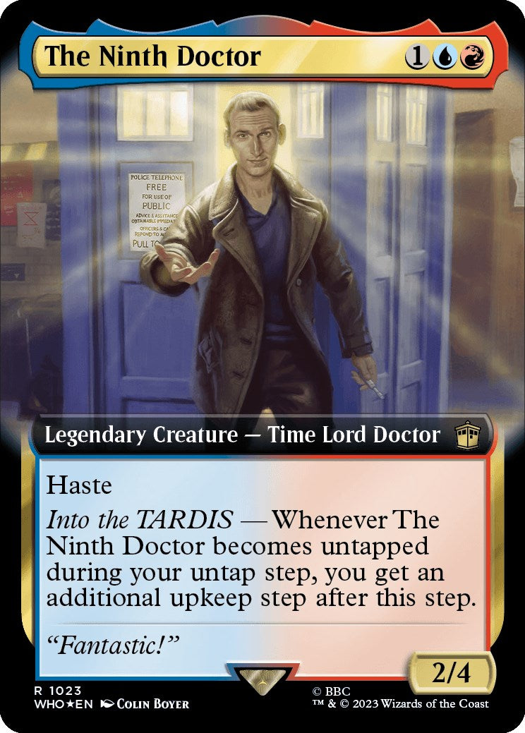 The Ninth Doctor (Extended Art) (Surge Foil) [Doctor Who] | Rook's Games and More