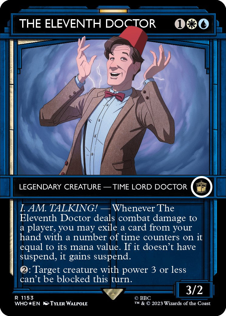 The Eleventh Doctor (Showcase) (Surge Foil) [Doctor Who] | Rook's Games and More