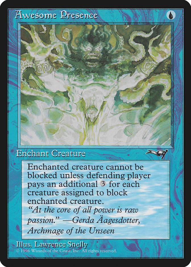 Awesome Presence (Creature Facing) [Alliances] | Rook's Games and More
