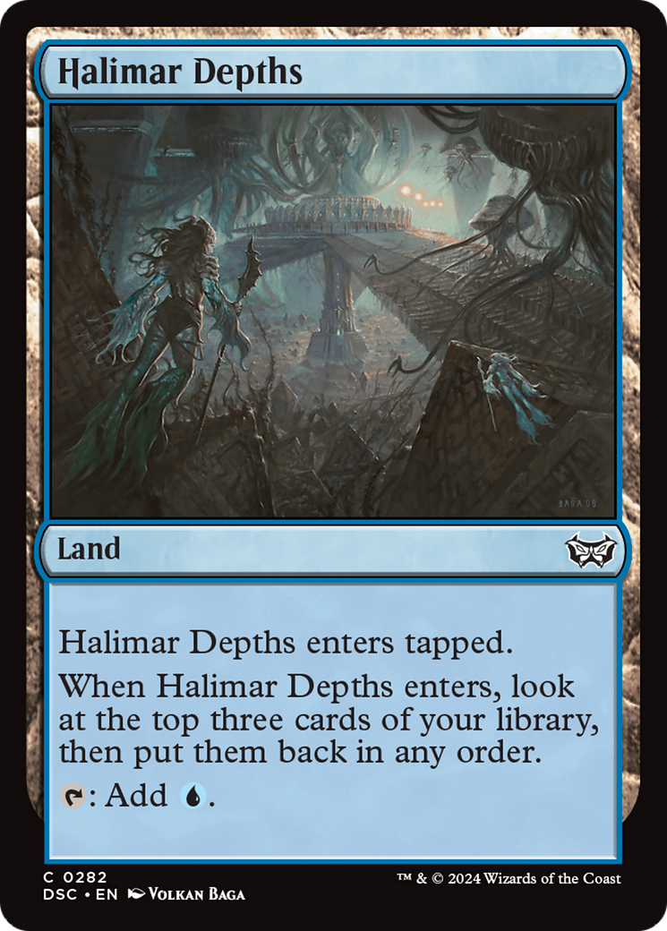 Halimar Depths [Duskmourn: House of Horror Commander] | Rook's Games and More