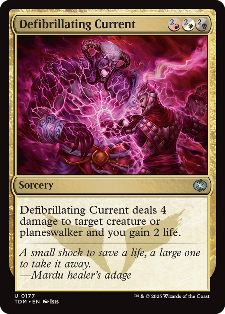 Defibrillating Current [Tarkir: Dragonstorm] | Rook's Games and More