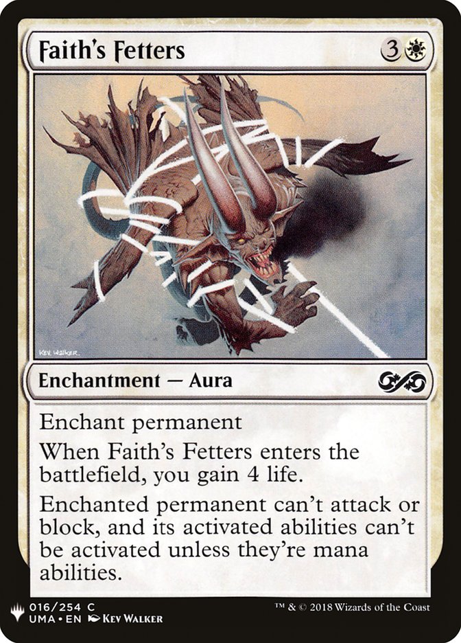 Faith's Fetters [Mystery Booster] | Rook's Games and More