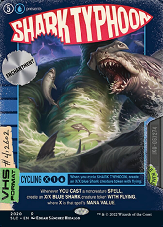 Shark Typhoon (Borderless Alternate Art) [Secret Lair Countdown Kit] | Rook's Games and More