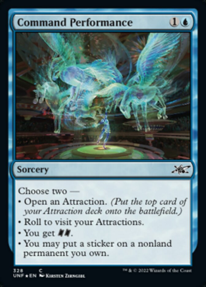 Command Performance (Galaxy Foil) [Unfinity] | Rook's Games and More