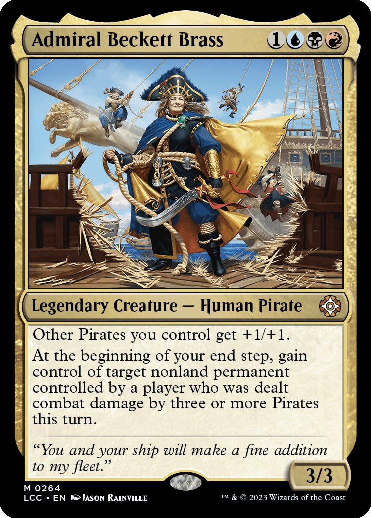 Admiral Beckett Brass [The Lost Caverns of Ixalan Commander] | Rook's Games and More