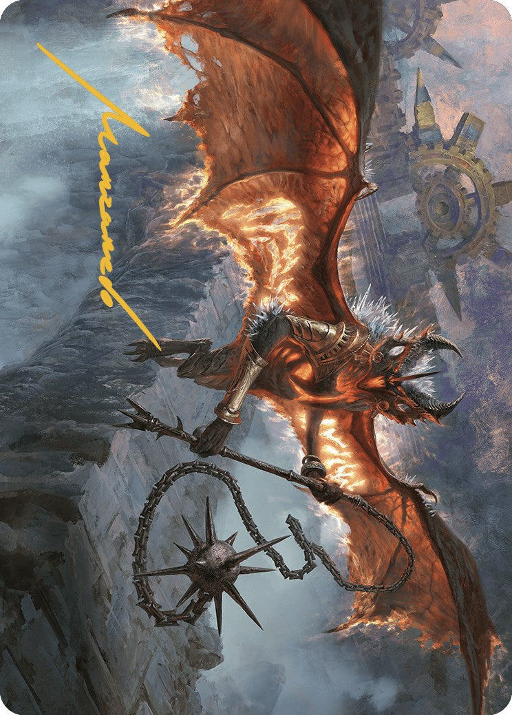 Bloodletter of Aclazotz Art Card (15/81) (Gold-Stamped Signature) [The Lost Caverns of Ixalan Art Series] | Rook's Games and More