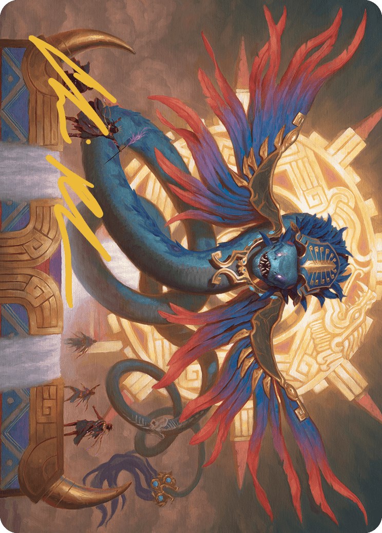 Ojer Pakpatiq, Deepest Epoch Art Card (13/81) (Gold-Stamped Signature) [The Lost Caverns of Ixalan Art Series] | Rook's Games and More