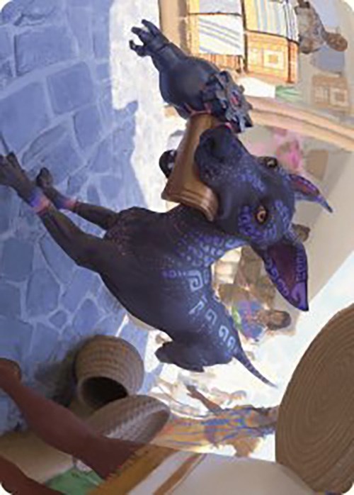 Mischievous Pup Art Card [The Lost Caverns of Ixalan Art Series] | Rook's Games and More
