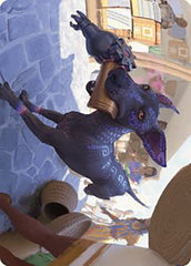 Mischievous Pup Art Card [The Lost Caverns of Ixalan Art Series] | Rook's Games and More