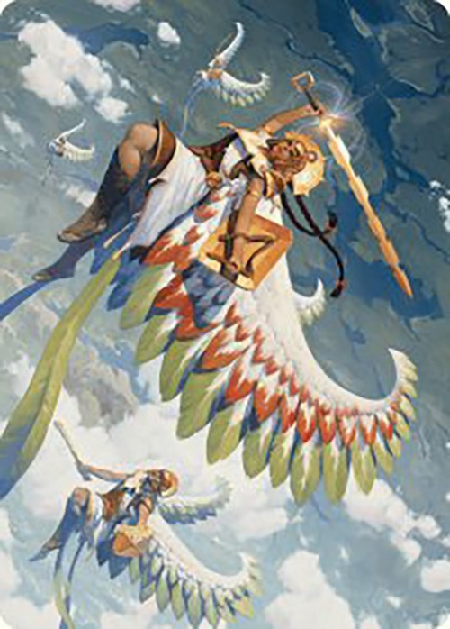 Resplendent Angel Art Card (5/81) [The Lost Caverns of Ixalan Art Series] | Rook's Games and More